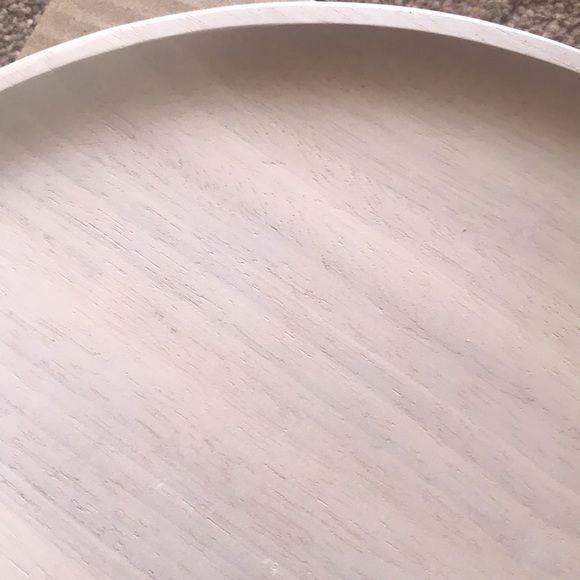 Wooden Serve Platter- NIB- 12” across- Made in Thailand - Picture 3 of 6